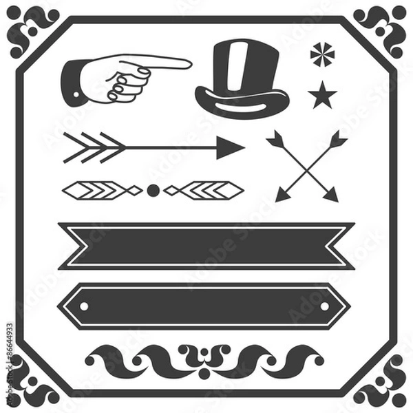 Obraz Victorian poster set