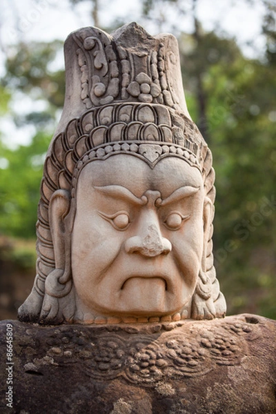 Obraz Statue in Angkor Wat, Kambodscha