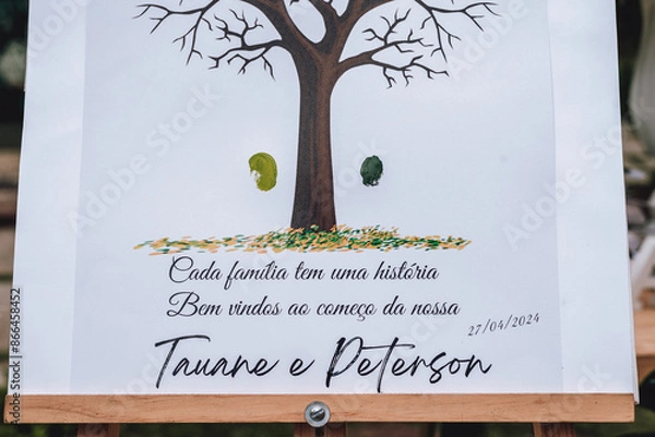 Fototapeta Wedding decoration idea