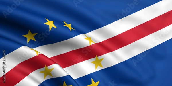 Fototapeta Flag Of Cape Verde