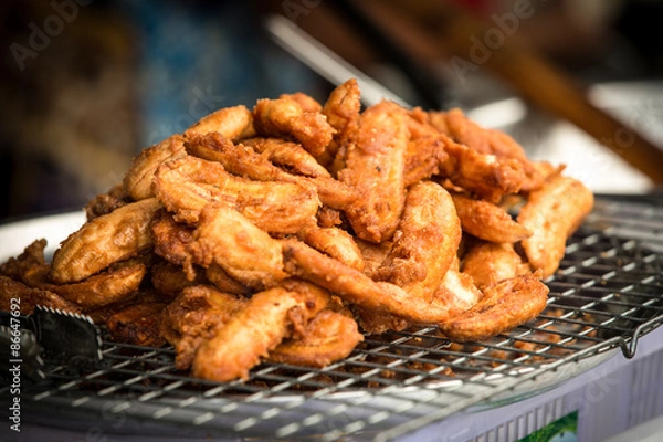 Obraz frittierte Bananen