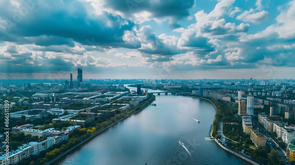 Obraz Cloudy Day in the Metropolis