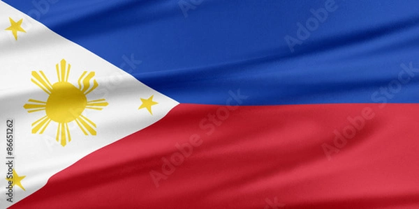 Fototapeta Philippines Flag.