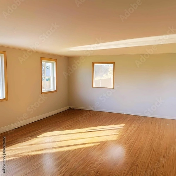 Obraz empty room with a window