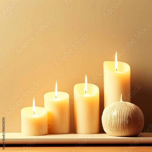 Obraz Candles:AI-Generated 