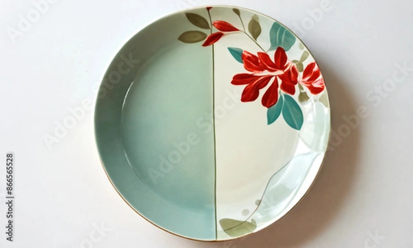 Obraz ceramic plates Scarlet