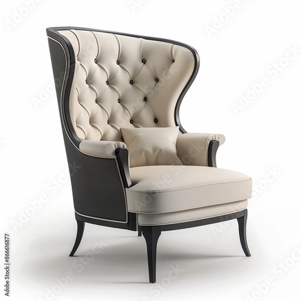 Obraz armchair isolated on white background