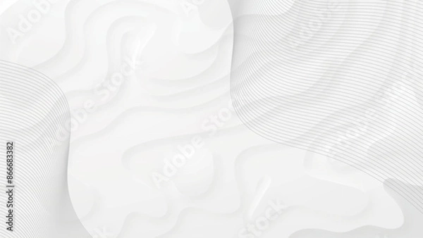 Obraz white background with white Textures art work in full vector