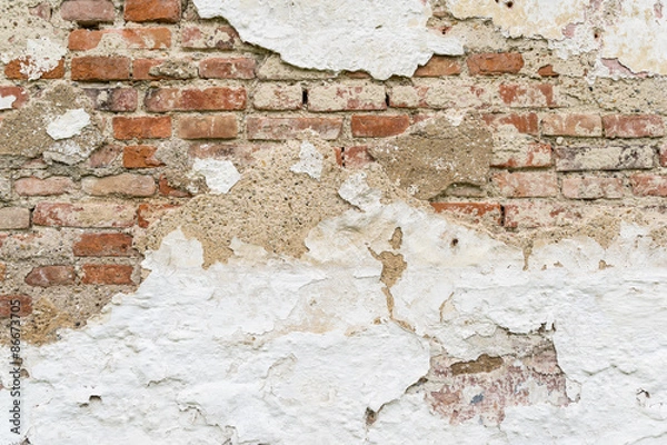 Obraz Beschädigte Mauer