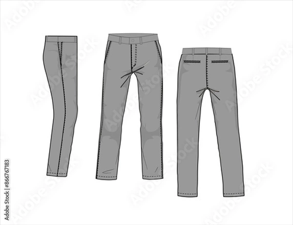 Obraz Calça bolso faca