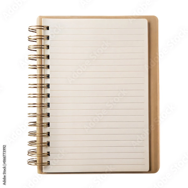 Fototapeta notebook isolated on transparent background