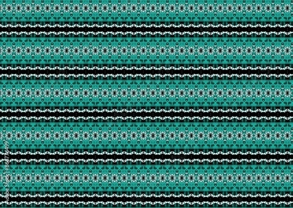 Obraz seamless knitted pattern