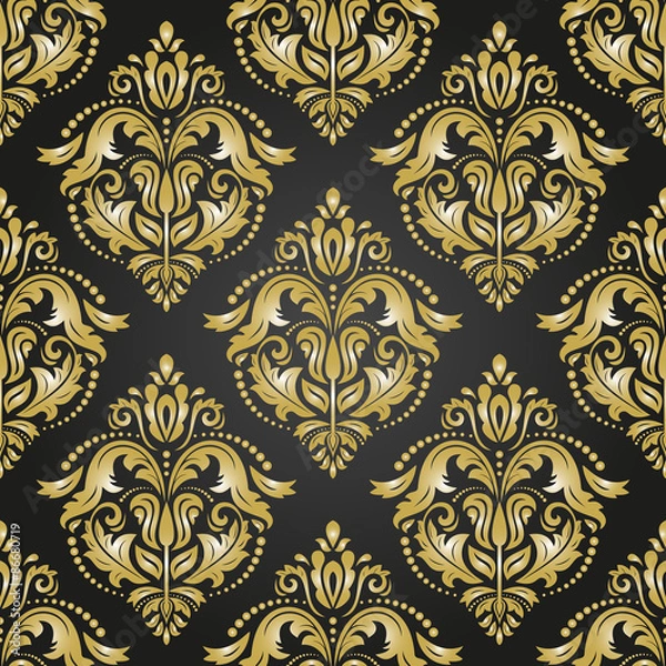Fototapeta Damask Seamless  Pattern