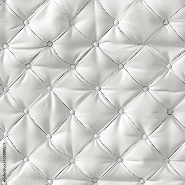 Fototapeta Quilted fabric with a smooth, minimalistic pattern, perfect for elegant textile applications. The seamless design emphasizes the delicate craftsmanship.