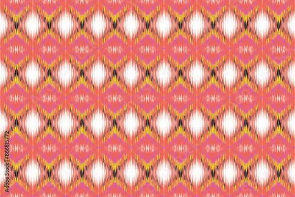 Obraz pattern with red and white stripes