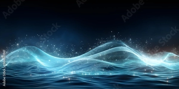 Fototapeta Abstract Background with Swirling Water Effect