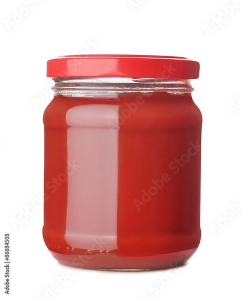 Fototapeta Tomato paste jar