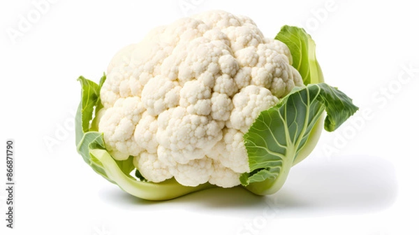 Obraz cauliflower isolated on white background