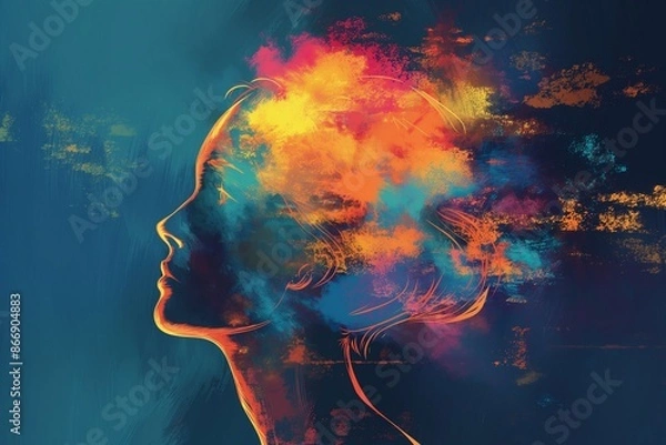 Fototapeta Mental Health Day concept, Understanding the Importance of Mental Health Day, Tips and Benefits, How to Celebrate Mental Health Day, Activities and Strategies for Well-being
