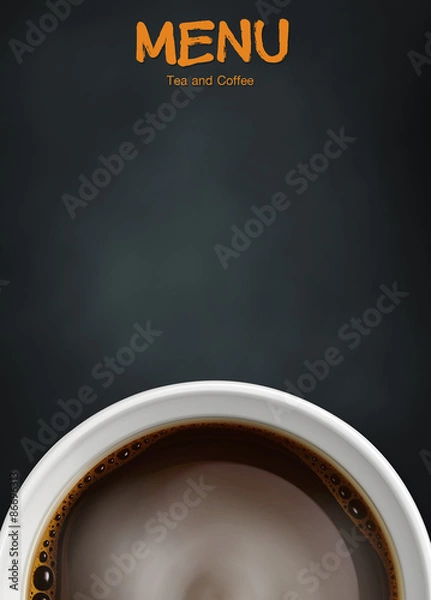 Obraz beverage coffee and tea background