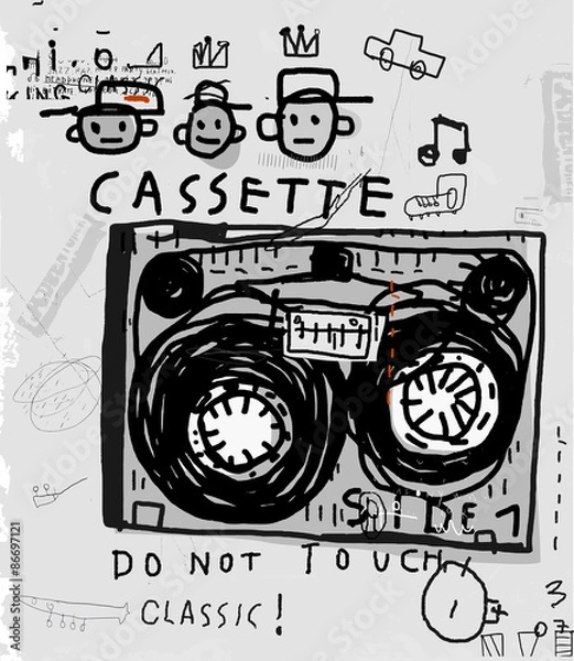Fototapeta Кассета 