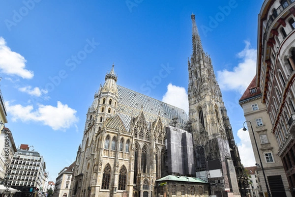 Obraz 世界遺産のウイーンのシュテファン大聖堂