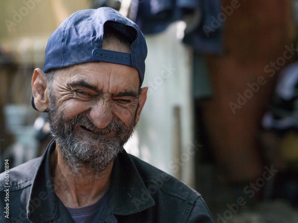 Obraz szeroki uśmiech