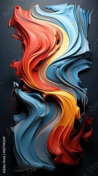 Fototapeta abstract background with lines HD 8K wallpaper Stock Photographic image