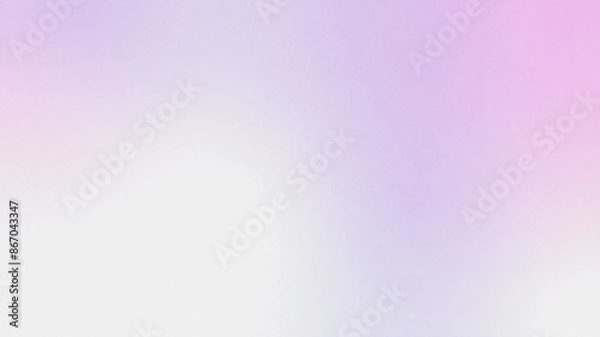 Fototapeta Soft noise gradient background fading from pastel violet to white for dreamy elegant ethereal concept design