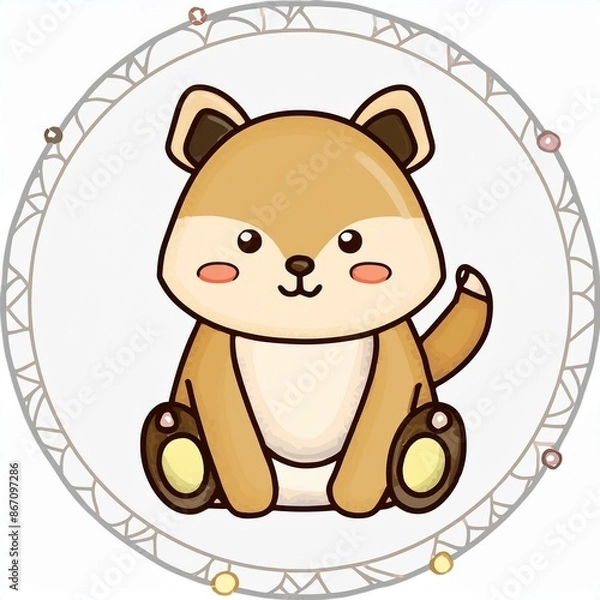 Obraz 犬　アイコン　イラスト