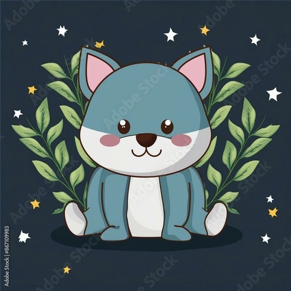 Obraz 動物　イラスト　素材