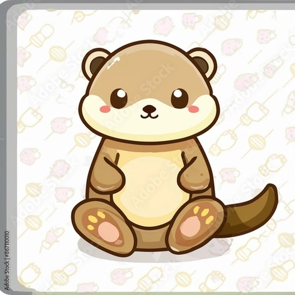 Obraz 動物　イラスト　素材