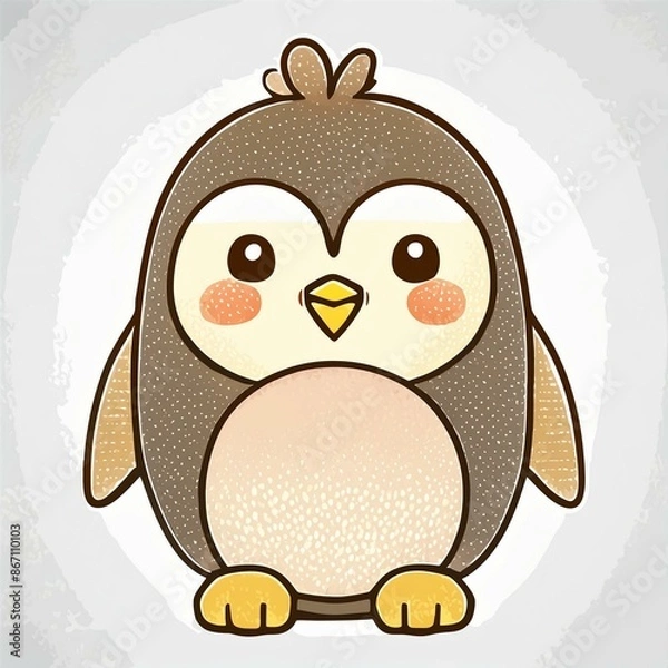 Obraz ペンギン　イラスト　素材