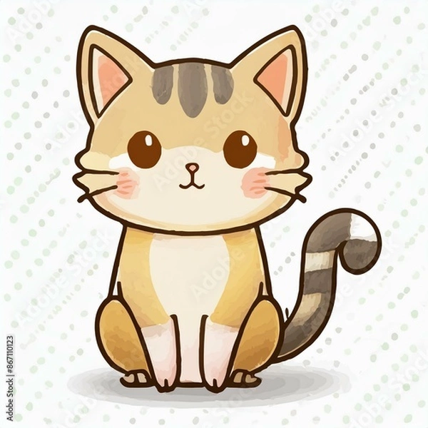 Obraz 動物　イラスト　素材