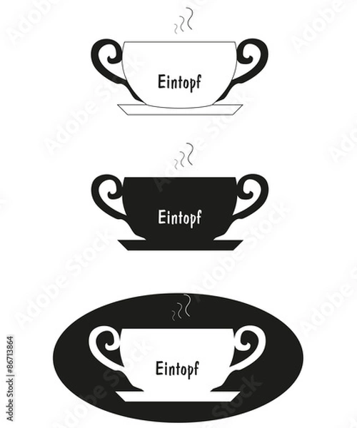 Fototapeta Suppenschüssel, Eintopf, Soup