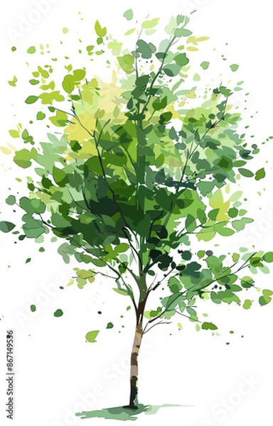 Obraz tree with leaves