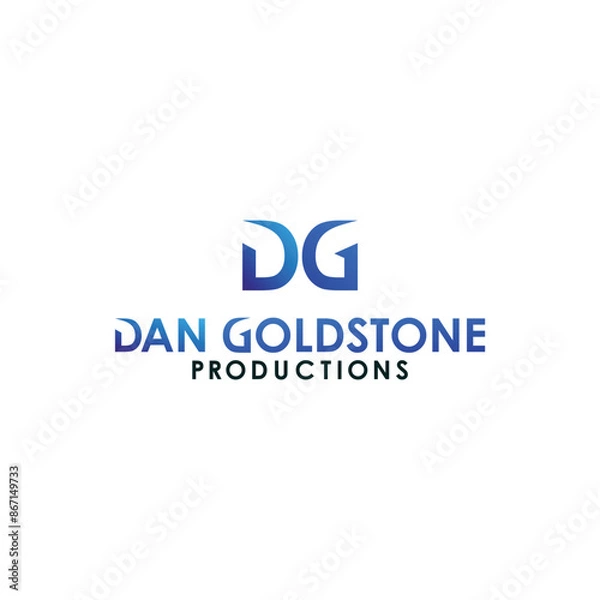 Fototapeta logo illustration initial letter vector full color