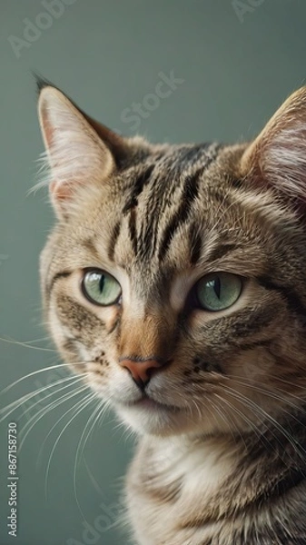 Obraz Cute Cat T-Shirt Design 