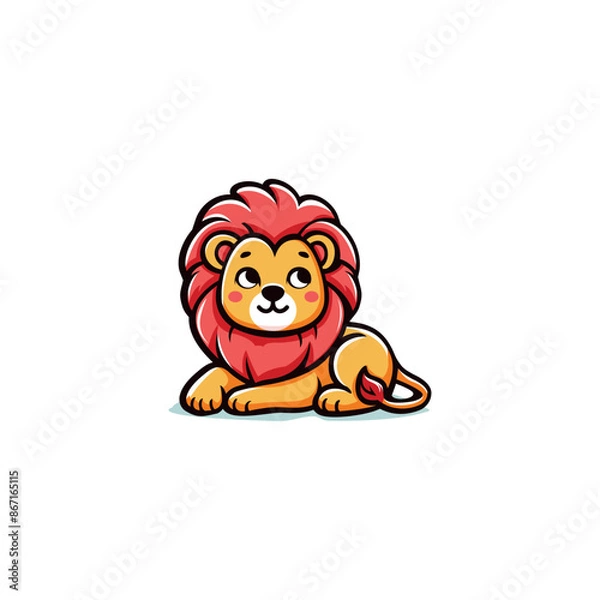 Fototapeta lion logo