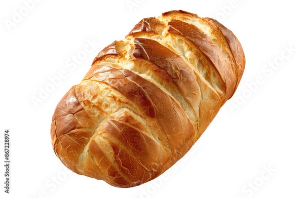 Obraz Sweet bread isolated on transparent background