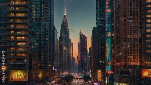 Fototapeta The Heart of the Metropolis