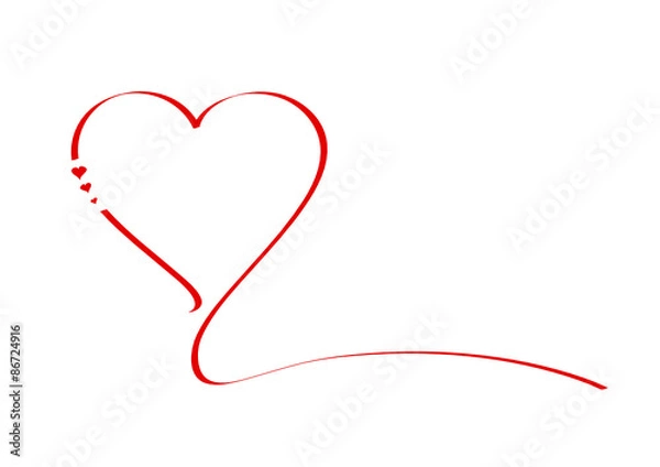 Obraz herz - filigran