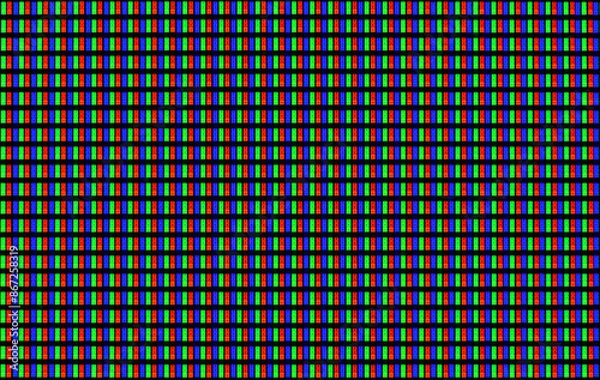 Fototapeta LED screen RGB diodes in detail