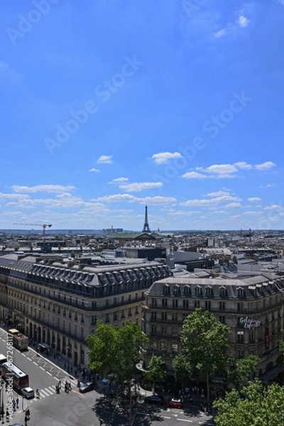 Fototapeta Paris Eiffel Tower iron structure