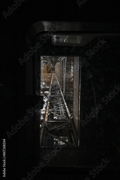 Fototapeta Paris Eiffel Tower iron structure