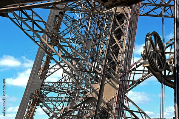 Fototapeta Paris Eiffel Tower iron structure