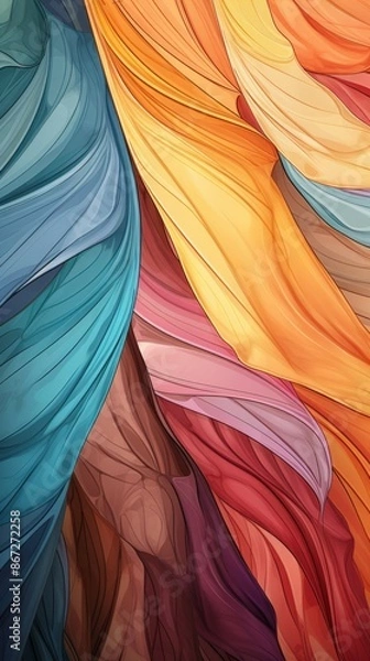 Fototapeta Fabric Textures Material Structure Background - Generative AI