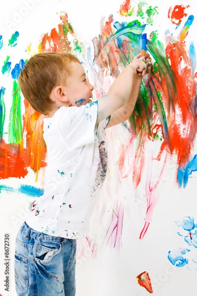 Obraz Child painting