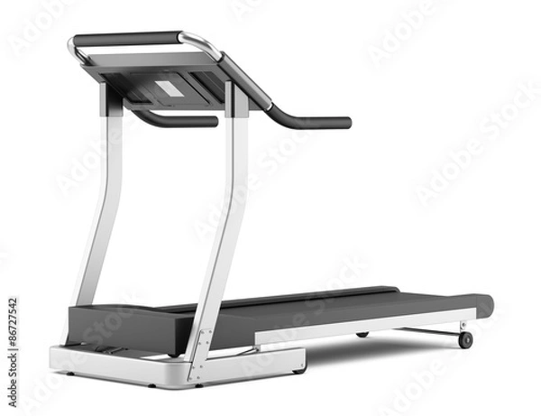 Obraz bieżnia na białym tle