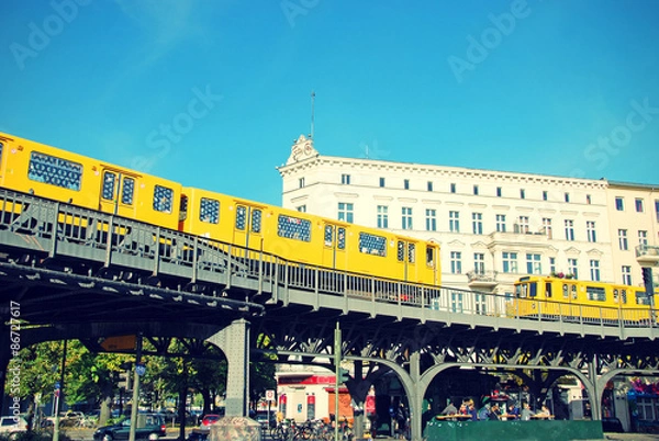 Obraz Berlin Schlesisches Tor retro